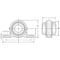 Ami Bearings SINGLE ROW BALL BEARING - 30MM STAINLESS X-NARR ECC COLL STAINLESS PLW BLK 2 OPN COV MUP006C - alternate 2